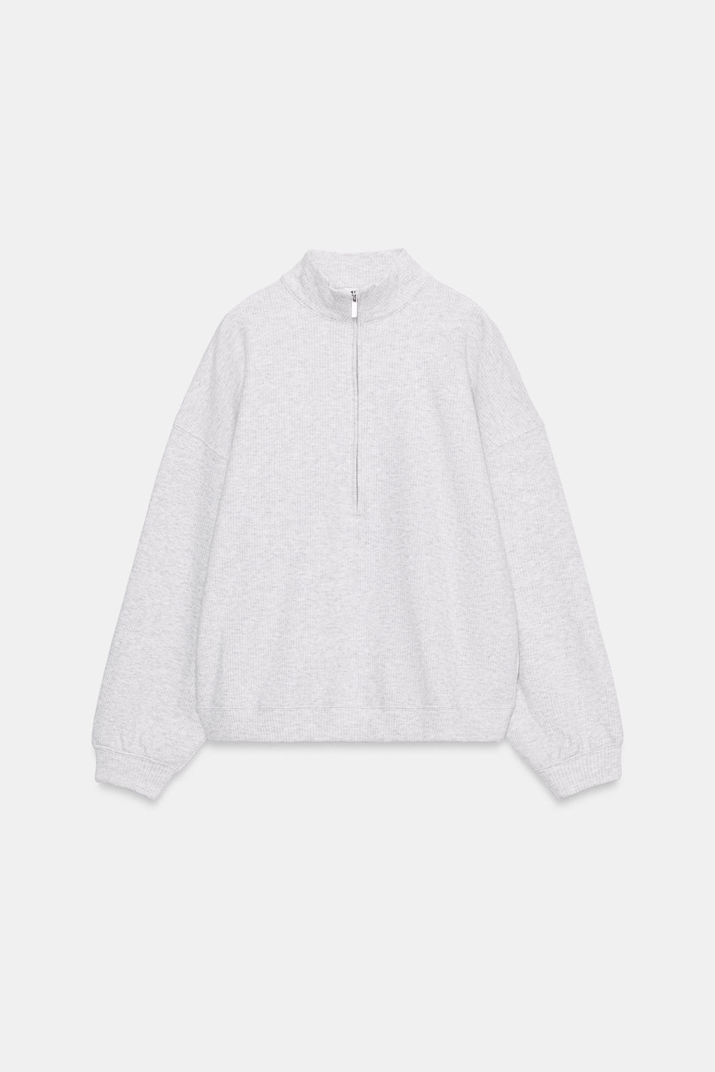 SUDADERA CREMALLERA / Gris vigor? - Zara фото 4