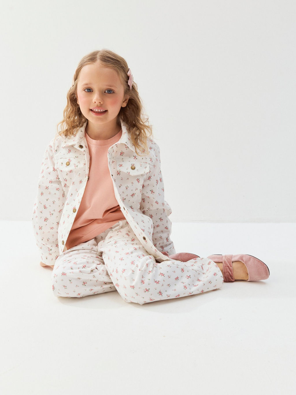 Брюки карго Розовый букет - Bungly фото 6