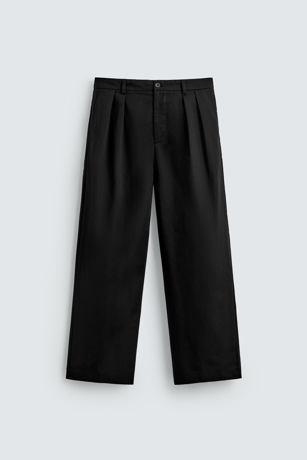 PLEATED WIDE-LEG TROUSERS - Zara фото 7