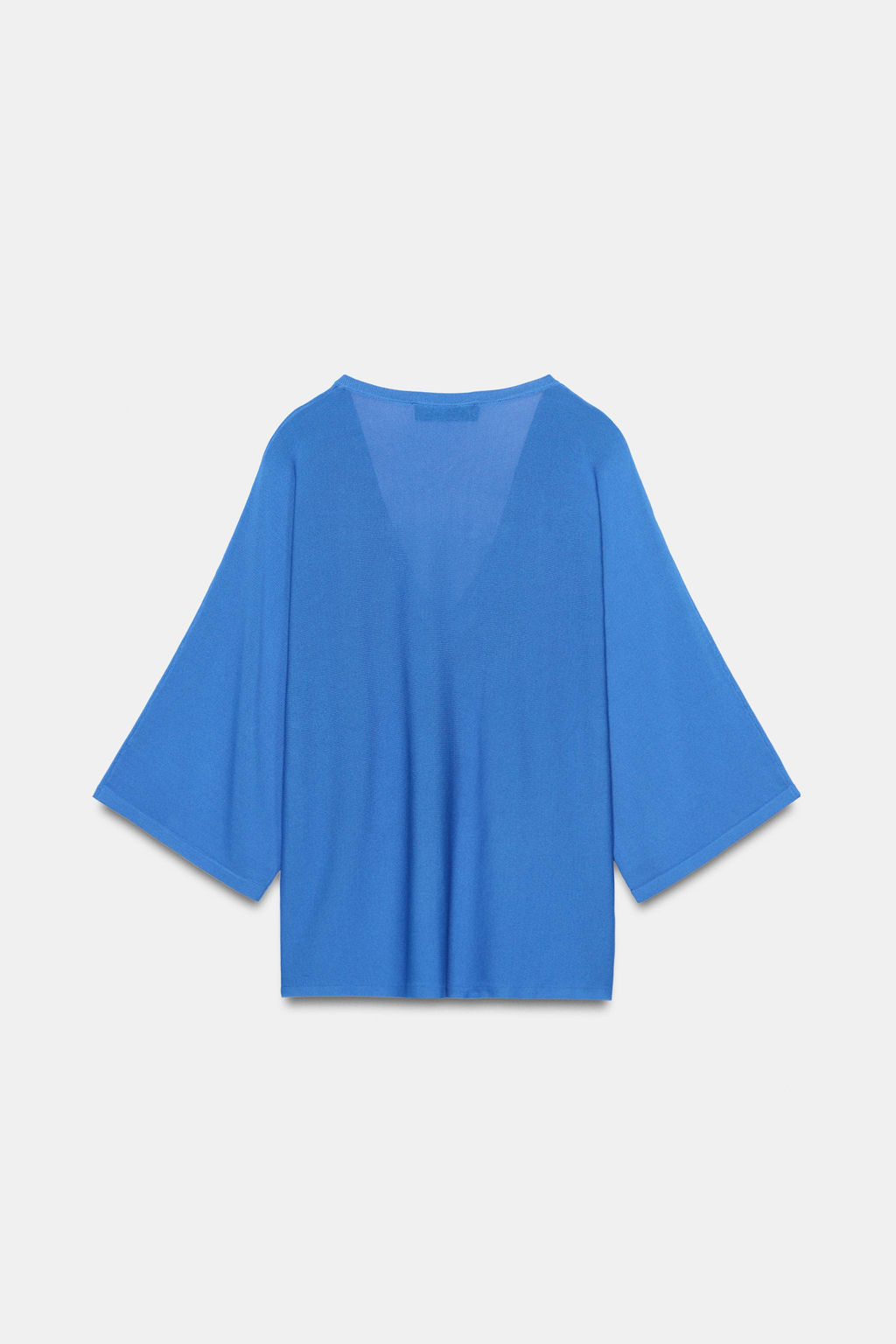 TOP PUNTO FLUIDO ESCOTE PICO / Azul?n
