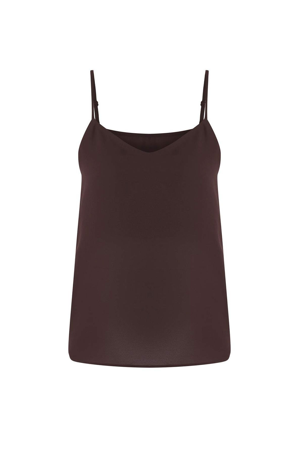 Koyu Kahverengi Basic Ask?l? Dokuma Bluz TWOSS19BB0224