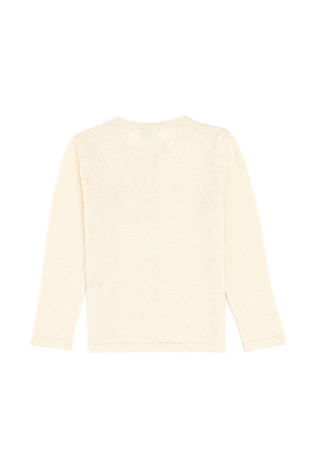 Кремовый трикотажный кардиган для девочки Неожиданная скидка в корзине - U.s. polo assn фото 3