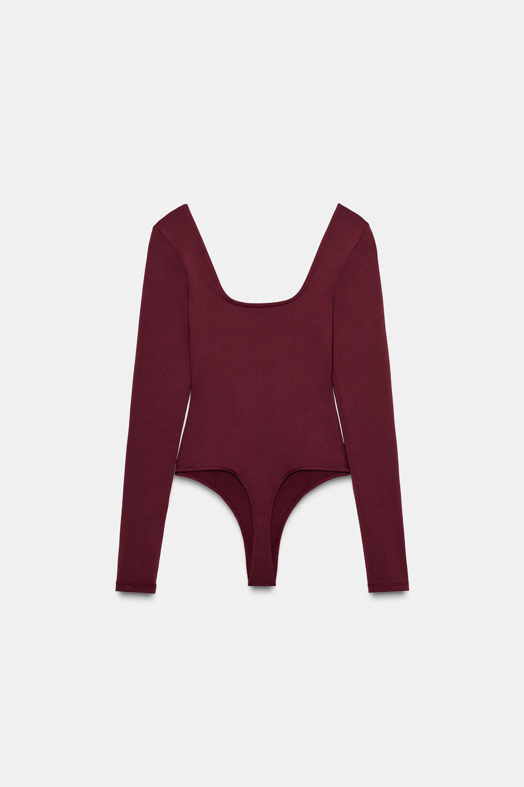 BODY POLIAMIDA ESCOTE CUADRADO / Vino