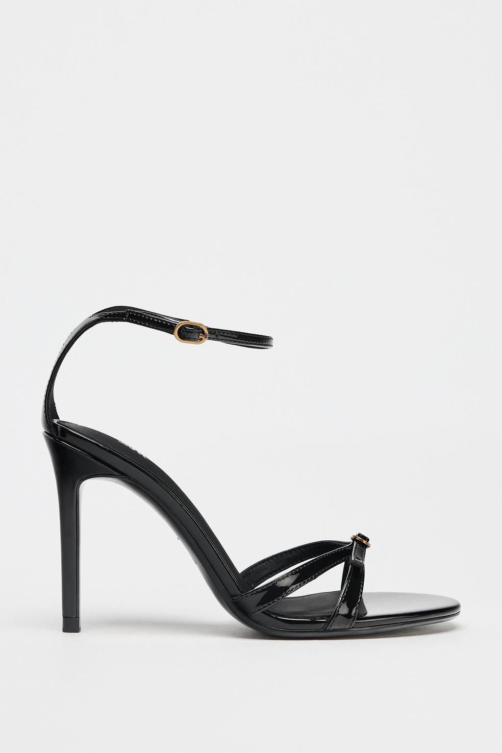 HIGH-HEEL BUCKLE SANDALS - Zara фото 2
