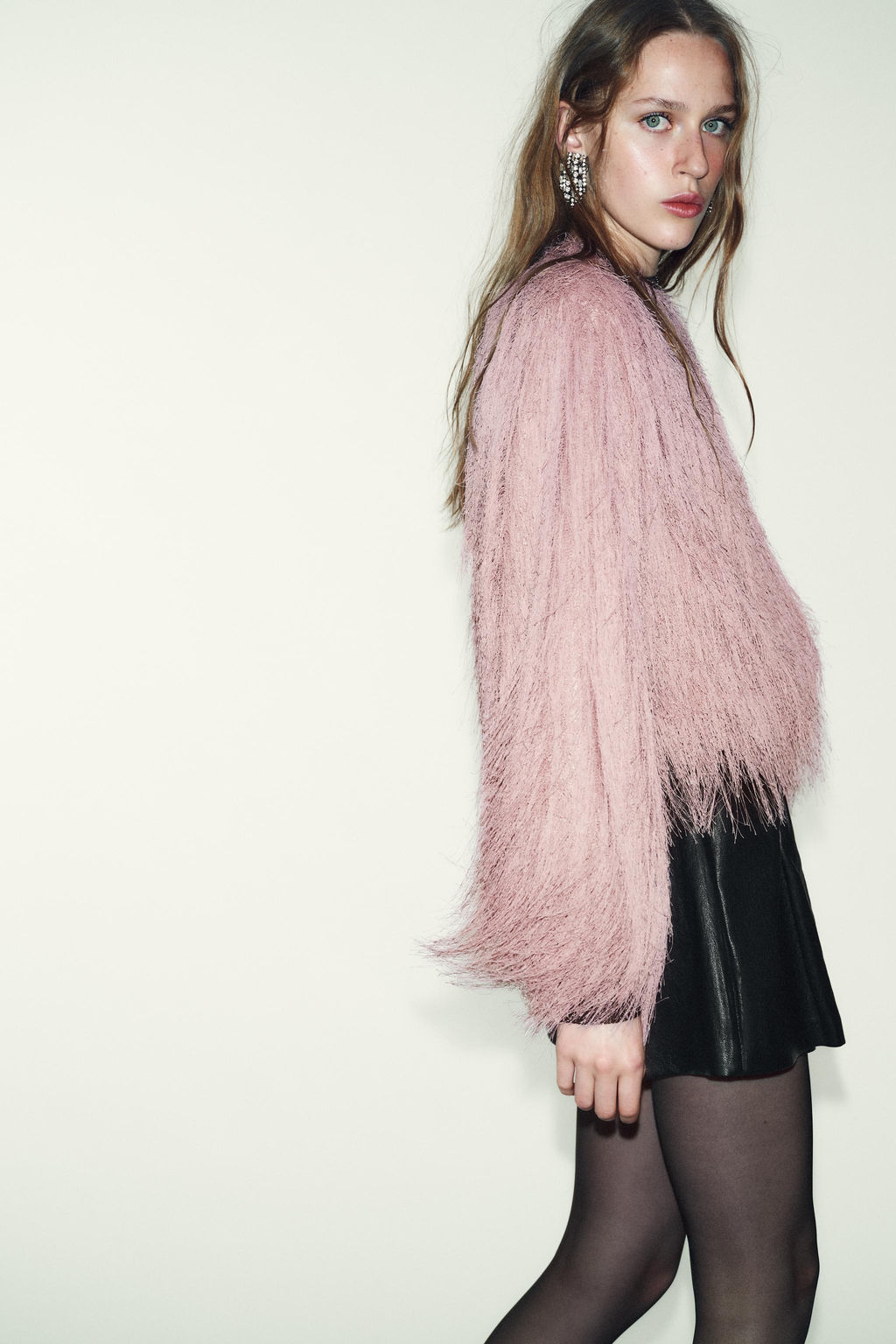 FRINGED BOMBER JACKET - Zara фото 5