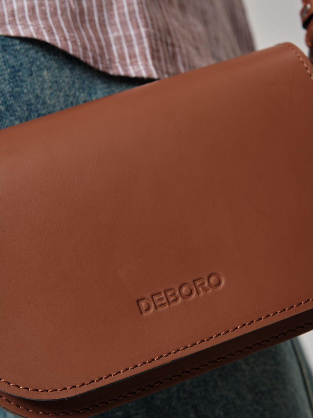 Кожаная кроссбоди Deboro 31123  фото 22