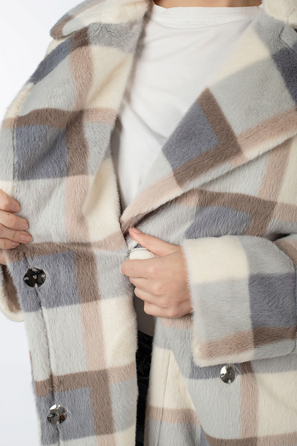 02-3181 Пальто женское утепленное - El podio фото 8