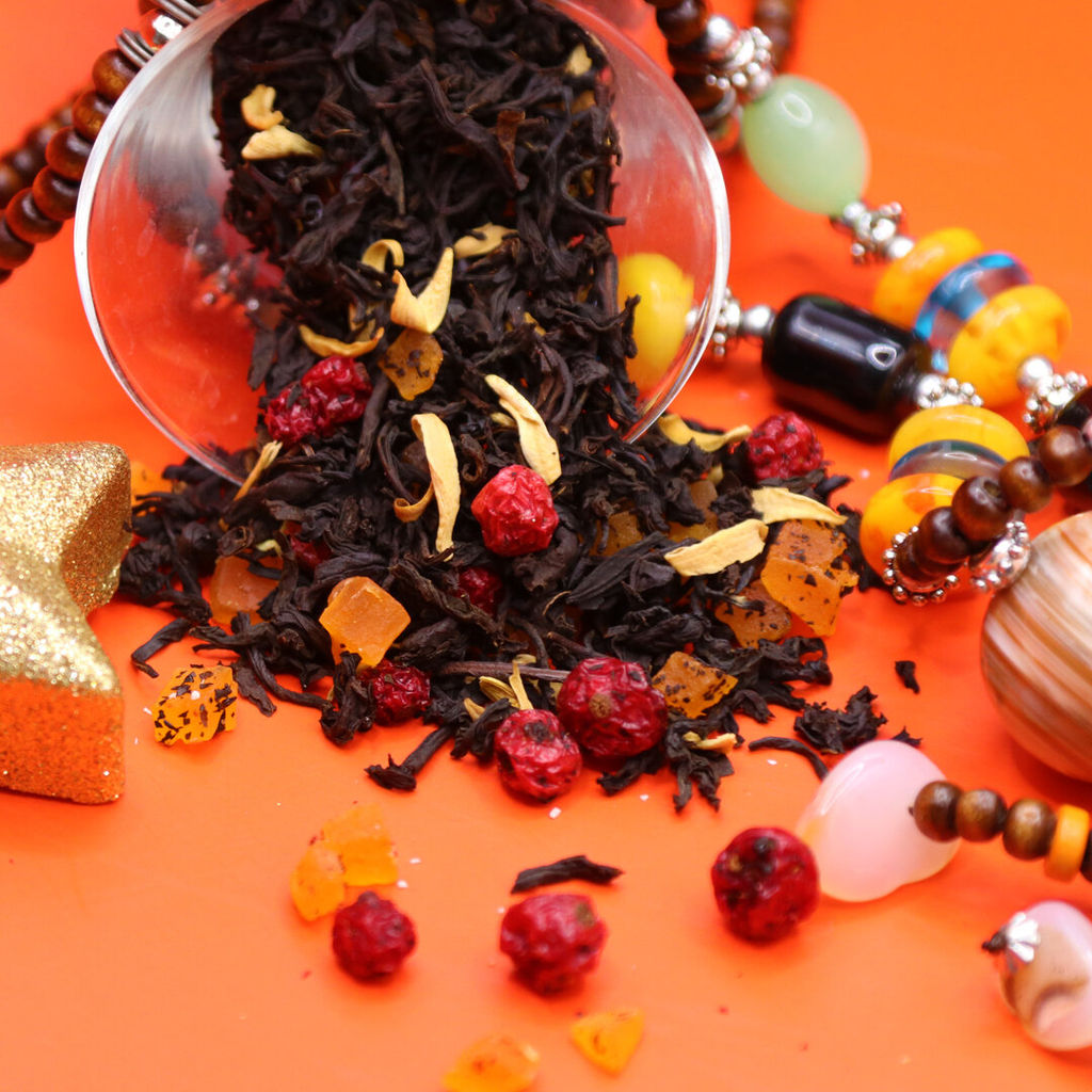 Черный ароматизированный чай GRUNBERG LITE  Зумба в ночи   фото 8