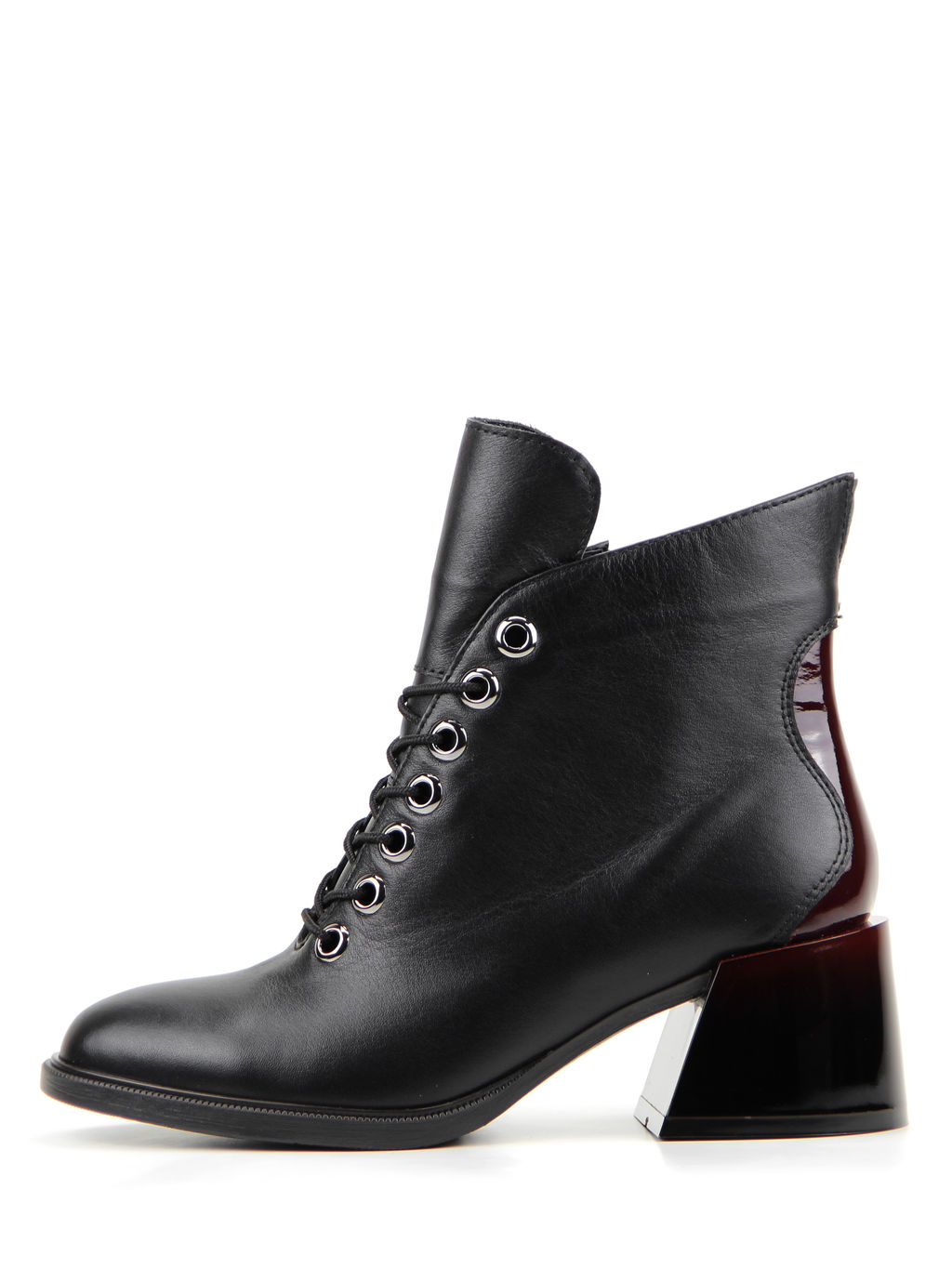 Ботильоны 533.Janetbr. черный бордо R