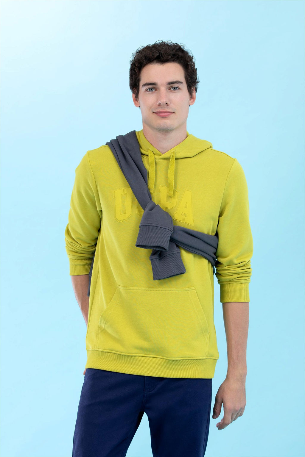 U. S. Polo Assn Базовая толстовка с капюшоном Арахис (унисекс) Неожиданная скидка в корзине - U.s. polo assn фото 6