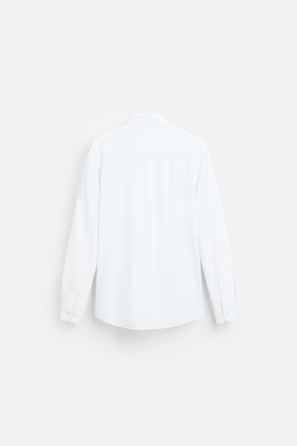 TEXTURED STRETCH SHIRT - Zara фото 6