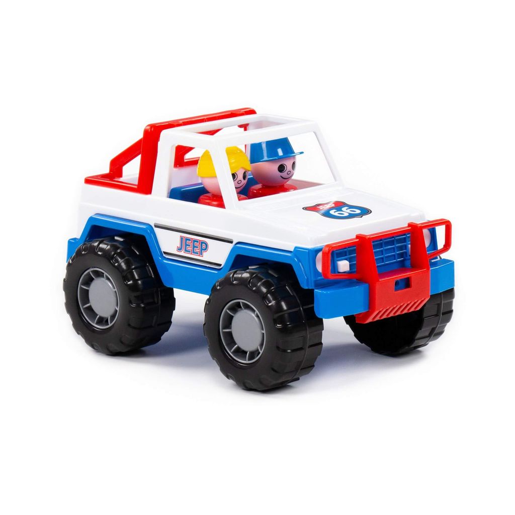 Автомобиль-джип Сафари (бело-синий) - Полесье фото 4