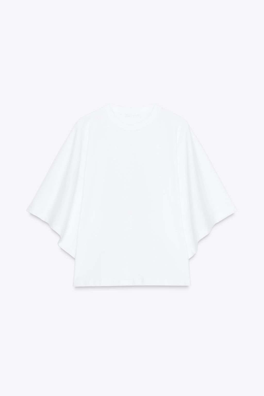 CAPE SLEEVE T-SHIRT - Zara фото 4