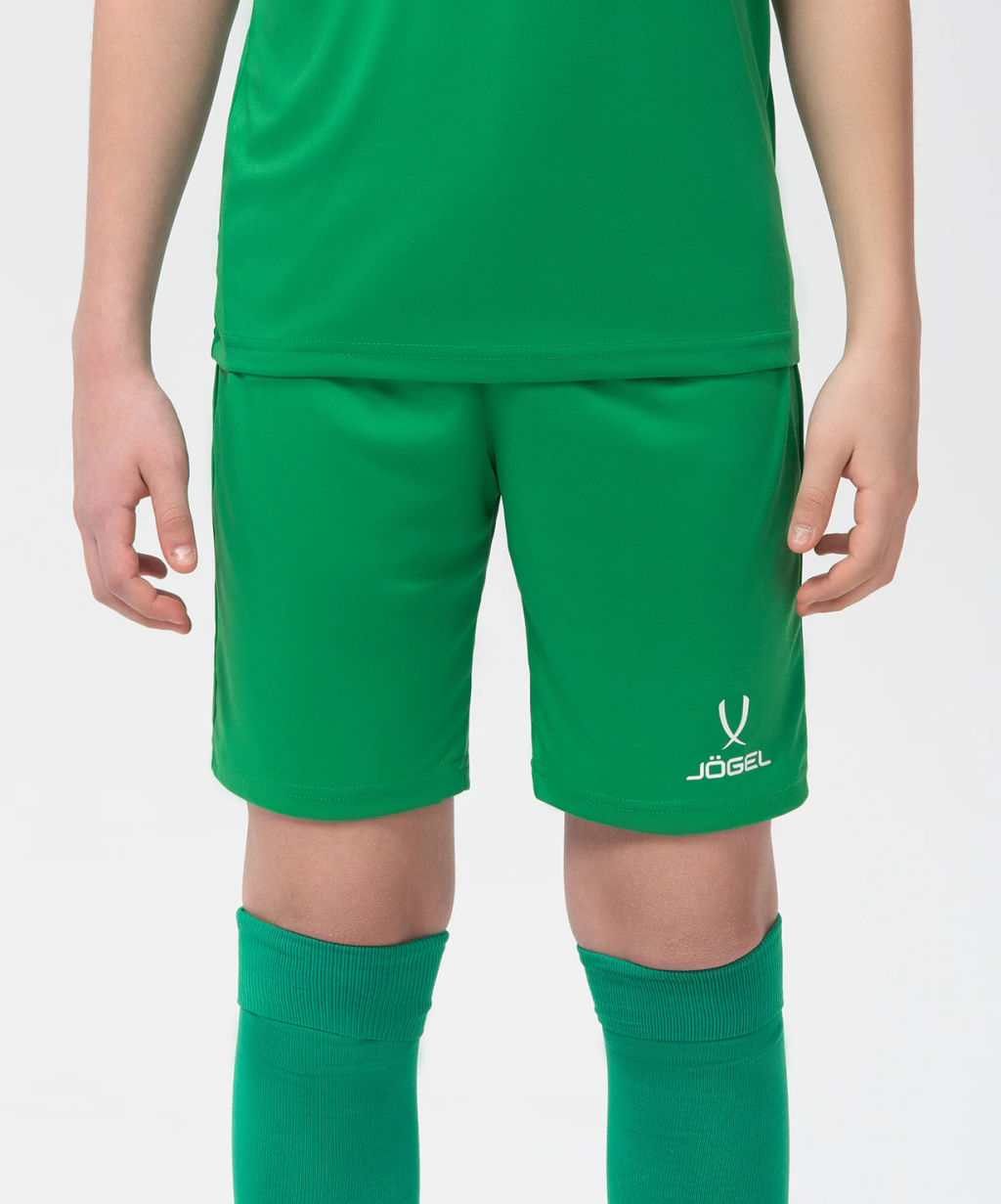 Шорты игровые JOGEL CAMP Classic Shorts, зеленый/белый, детский
