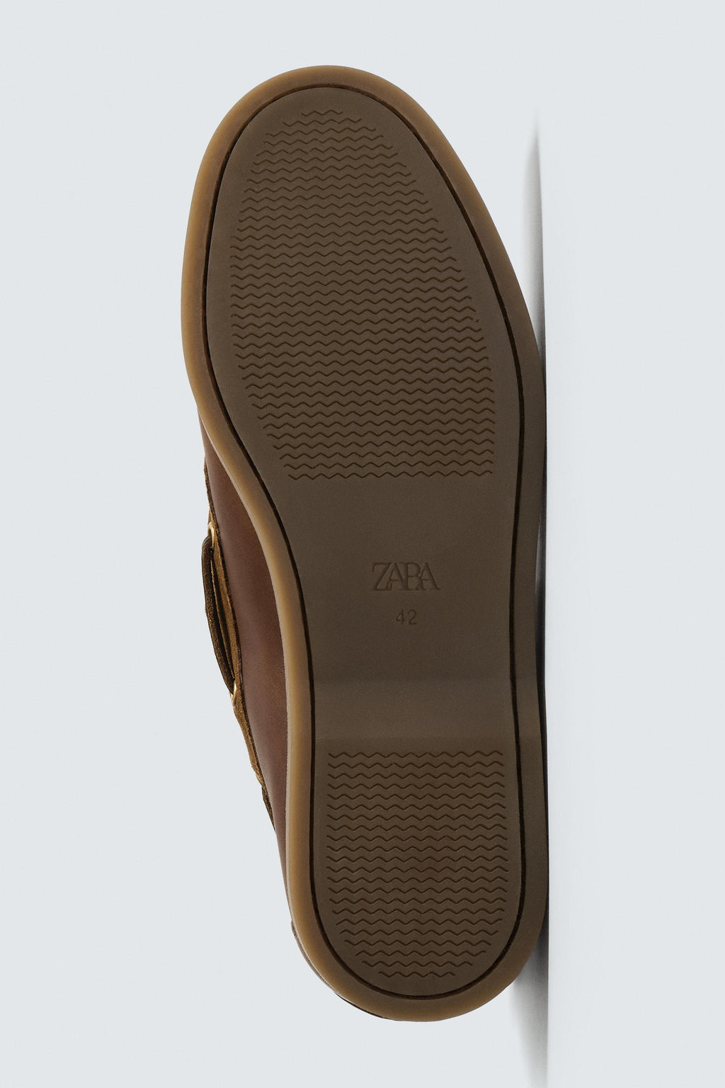 LEATHER DECK SHOES - Zara фото 7