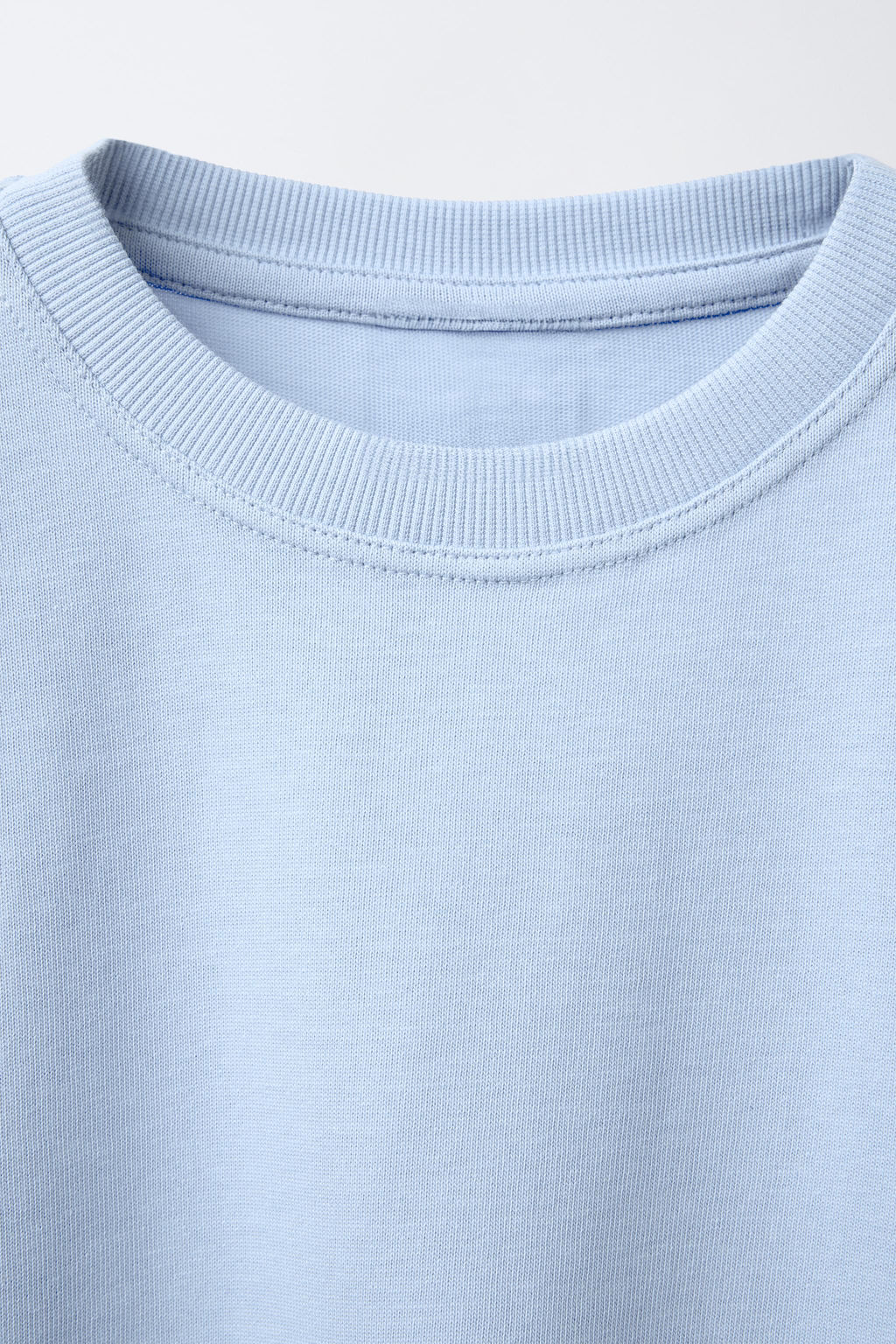 CAMISETA BOXY HEAVY WEIGHT / Azul claro - Zara фото 3