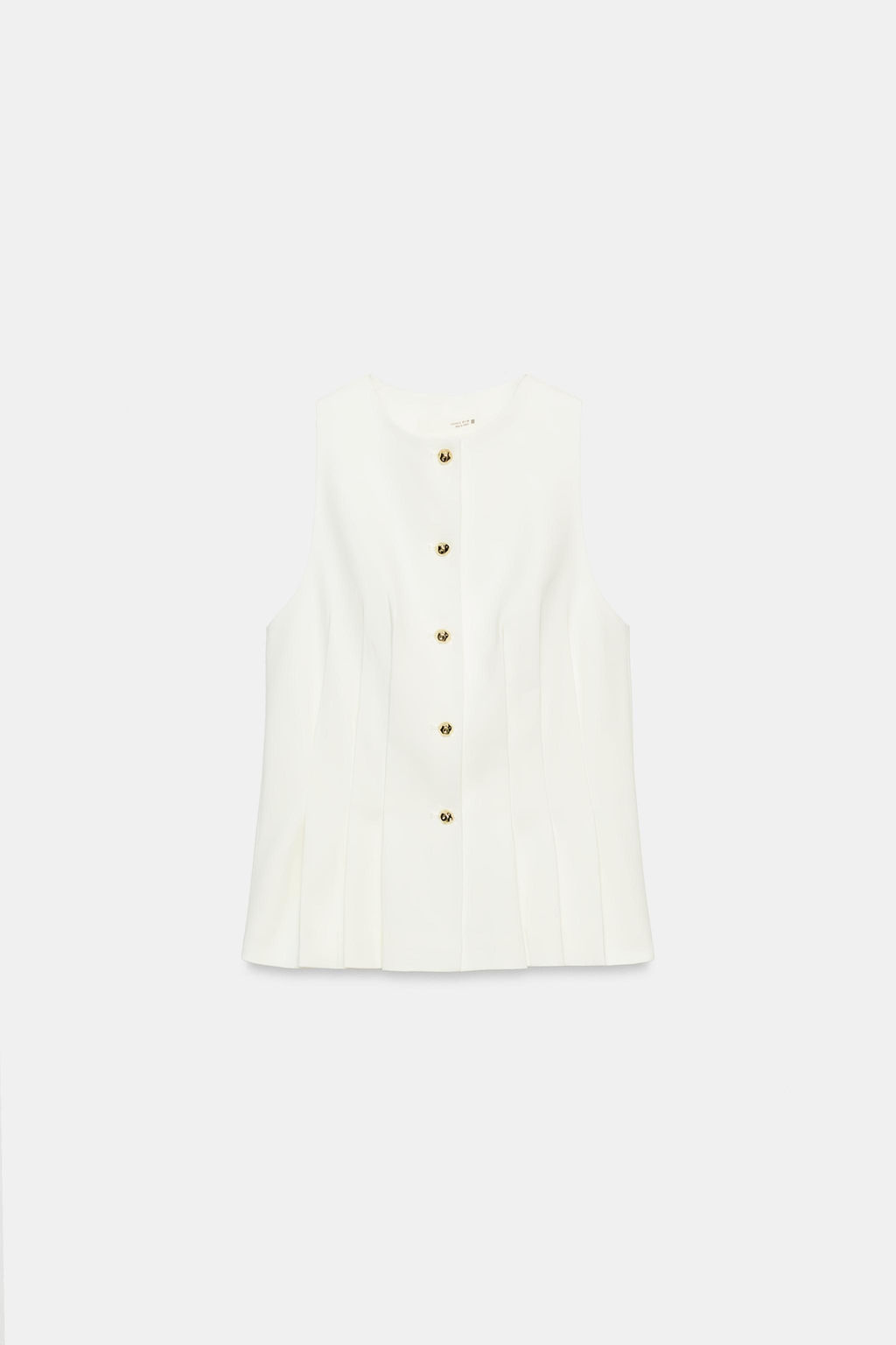 CHALECO PINZAS / Blanco - Zara фото 6