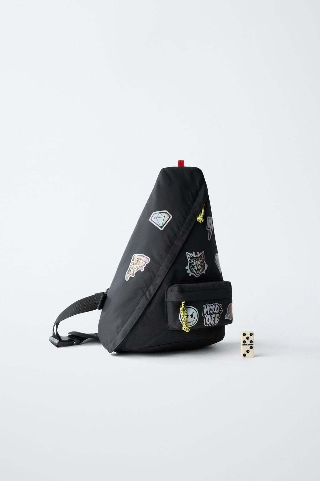 MOCHILA CRUZADA URBAN / Negro - Zara фото 6