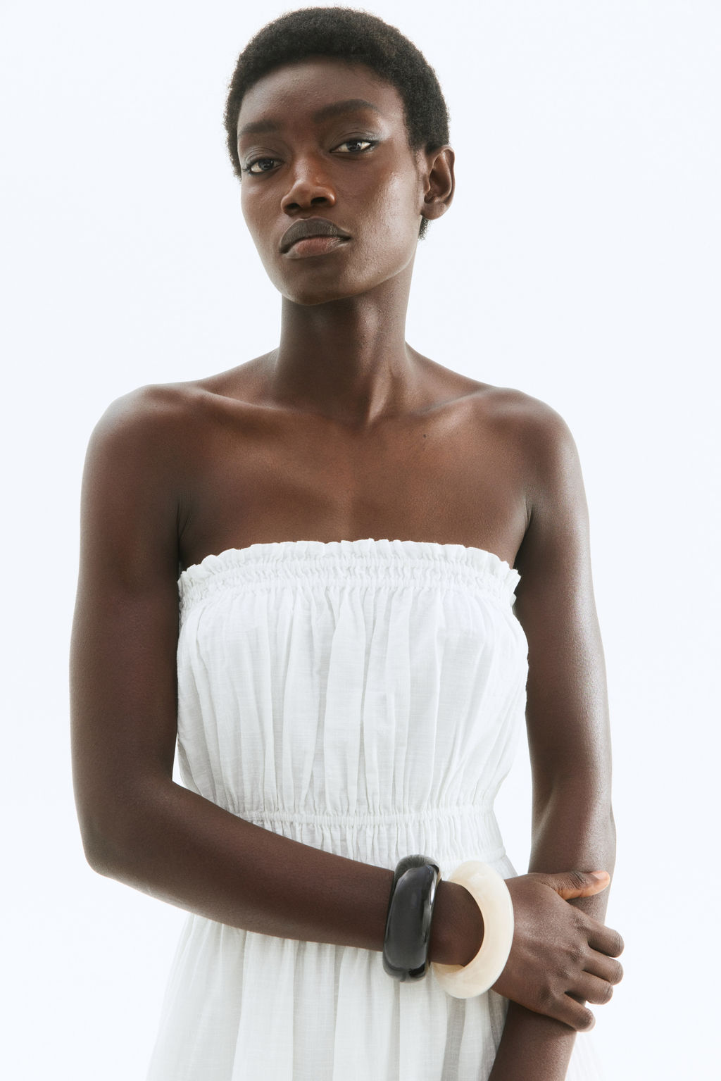 Vestido bandeau de algod?n - H&m фото 4