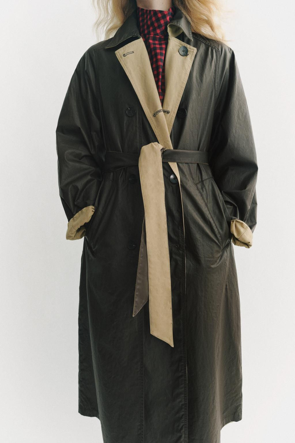 REVERSIBLE TRENCH COAT ZW COLLECTION - Zara фото 2