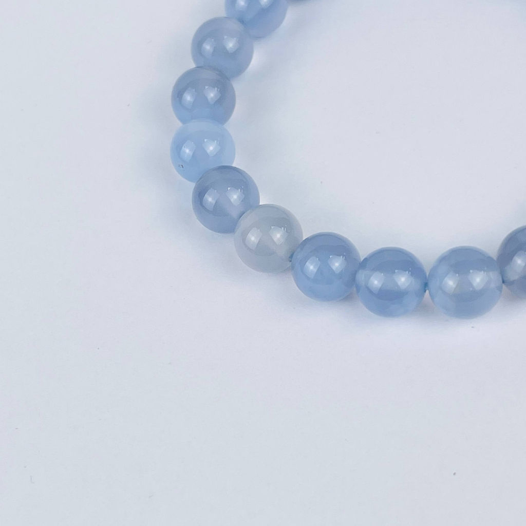 Браслет из Голубого агата - Радуга самоцветов фото 2