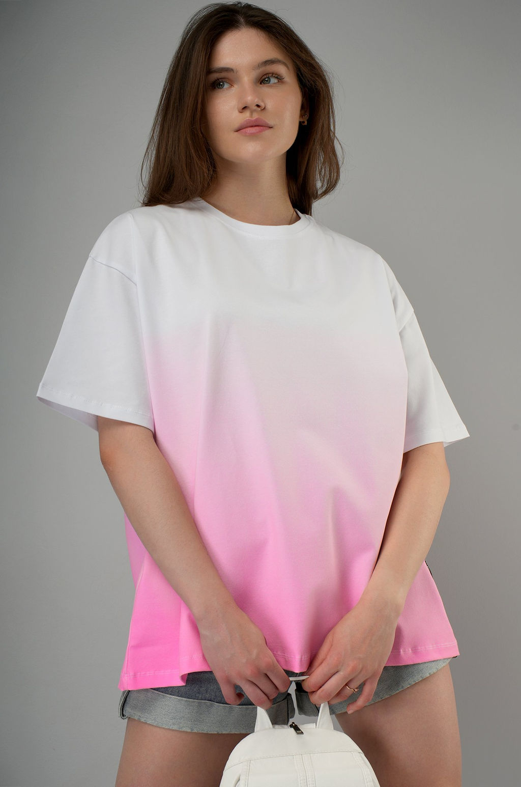 Женская хлопковая футболка оверсайз Happyfox - Happy fox фото 5