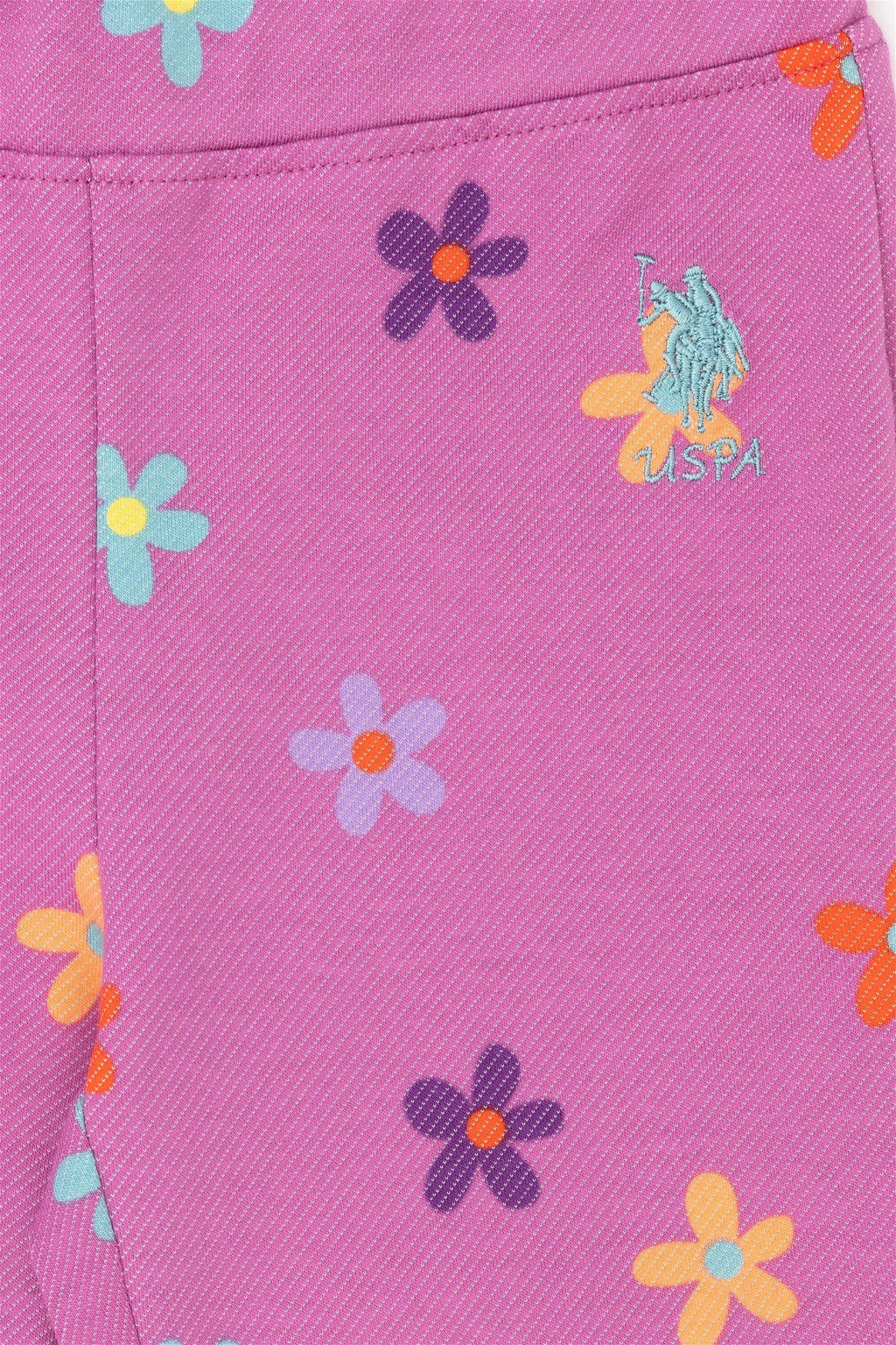 Фиолетовые спортивные штаны для девочек - U.s. polo assn фото 4