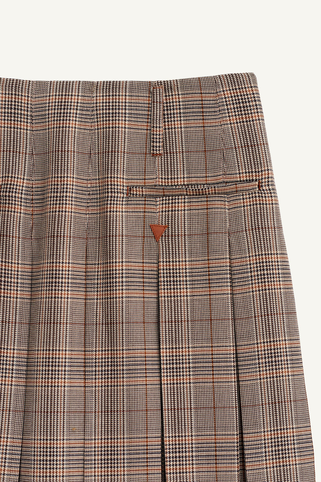 LIMITED EDITION CHECK BOX PLEAT SKIRT - Zara фото 7