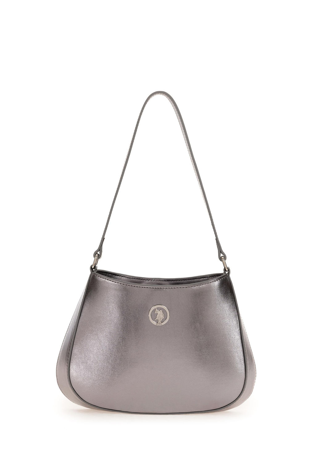 Женская серая блестящая вечерняя сумка Неожиданная скидка в корзине - U.s. polo assn фото 10