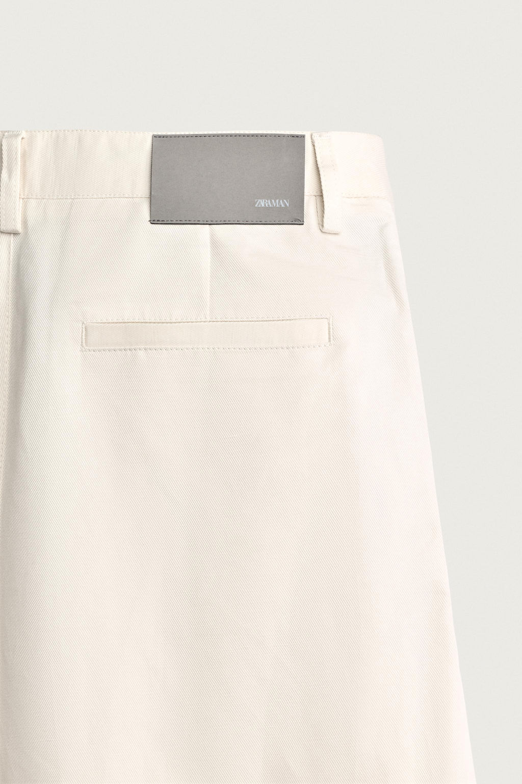 PANTAL?N RELAXED FIT PLIEGUES / Crudo - Zara фото 8