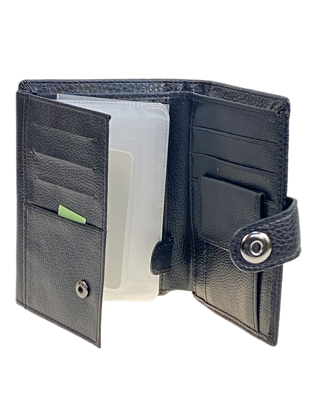 Кошелек-органайзер мужской из натуральной кожи, цвет черный - Greta фото 2