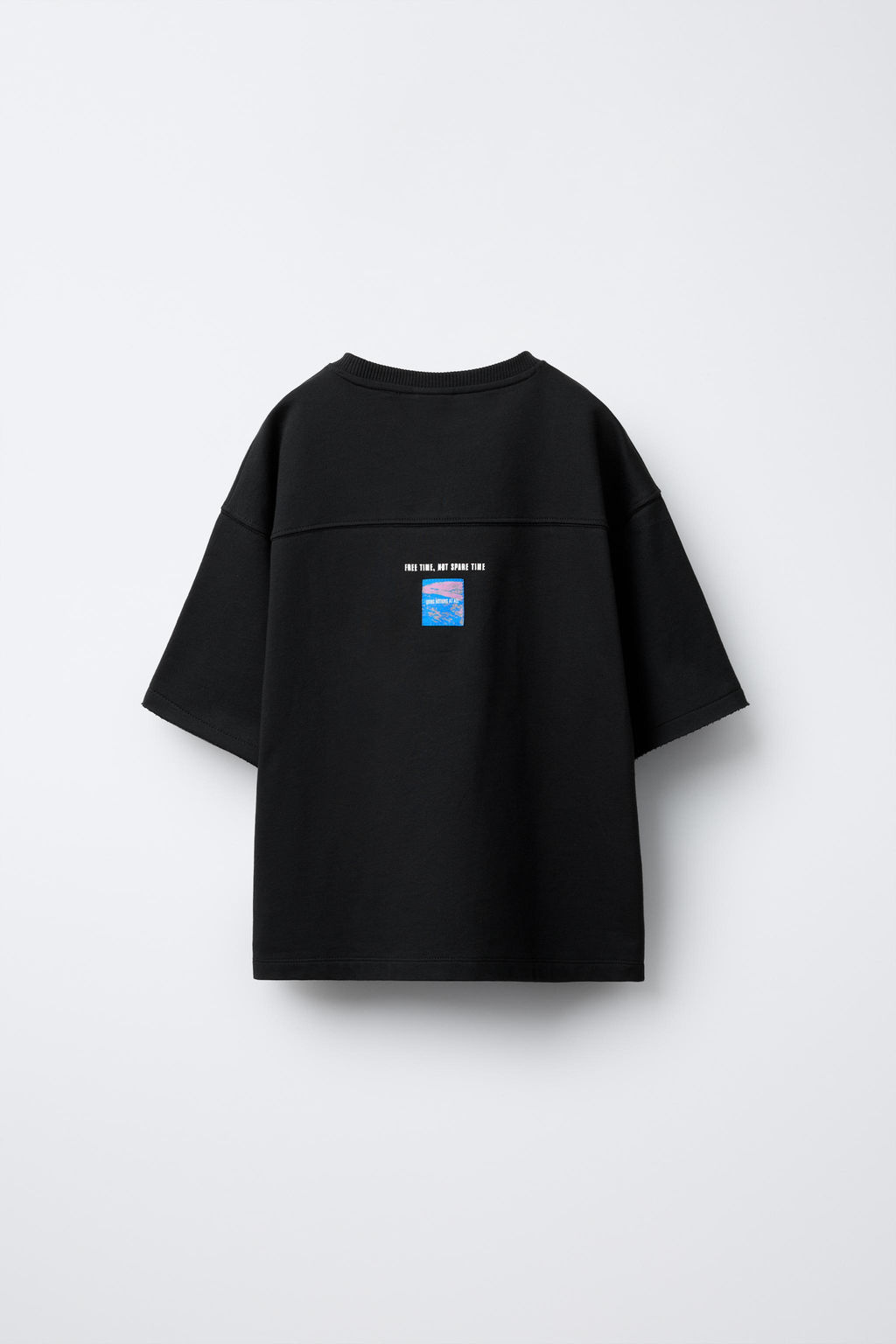 T-SHIRT WITH RAISED PRINT - Zara фото 2