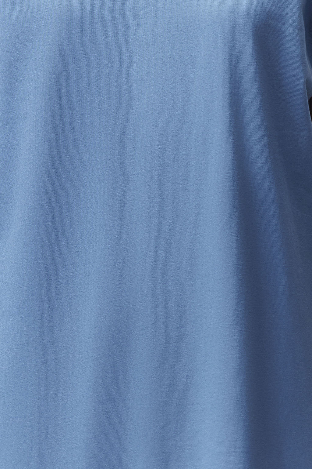 Indigo Duz T-shirt Elbise %100 Pamuk Ay Kol Shift/Rahat Kesim Midi Midi Elbise TWOSS24EL00126