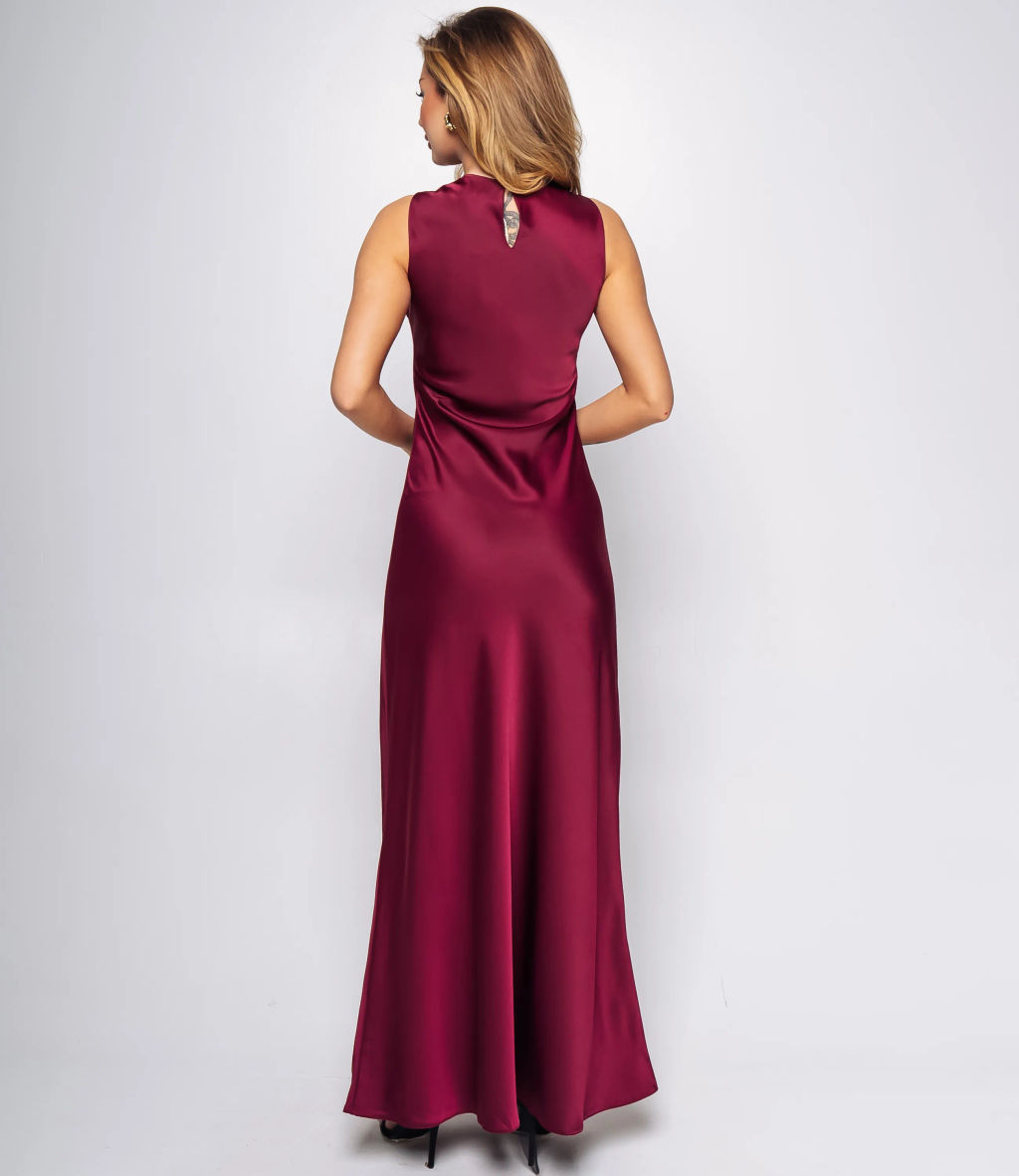 Платье #ОКТ095014, сливовый