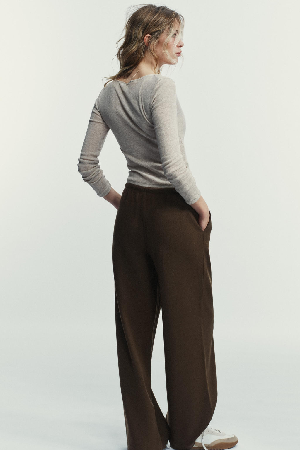 PALAZZO TROUSERS WITH TIE - Zara фото 5