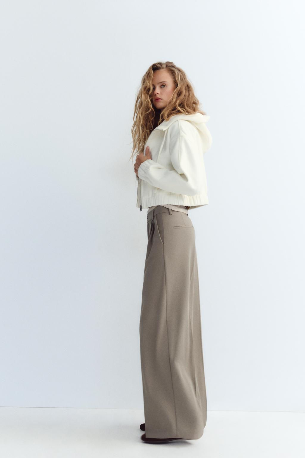 DOUBLE PLEAT TROUSERS - Zara фото 28