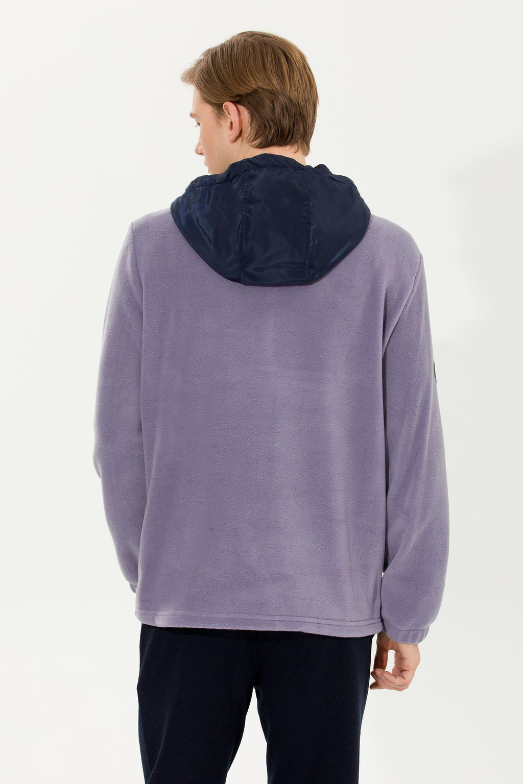 U. S. Polo Assn Мужская серая толстовка с капюшоном - U.s. polo assn фото 19