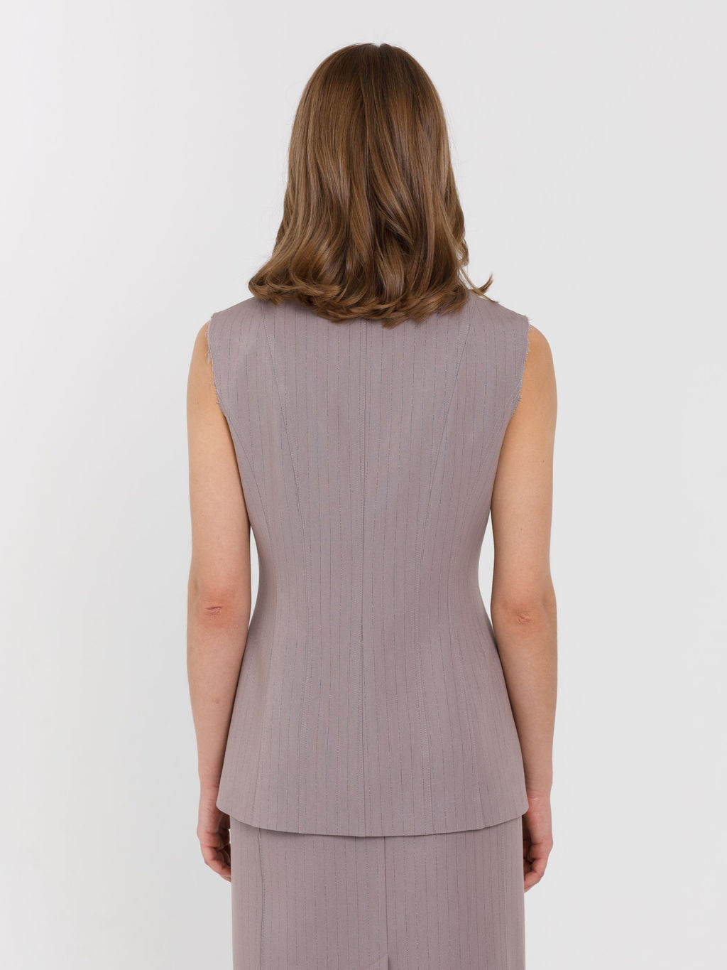 Жилет в полоску