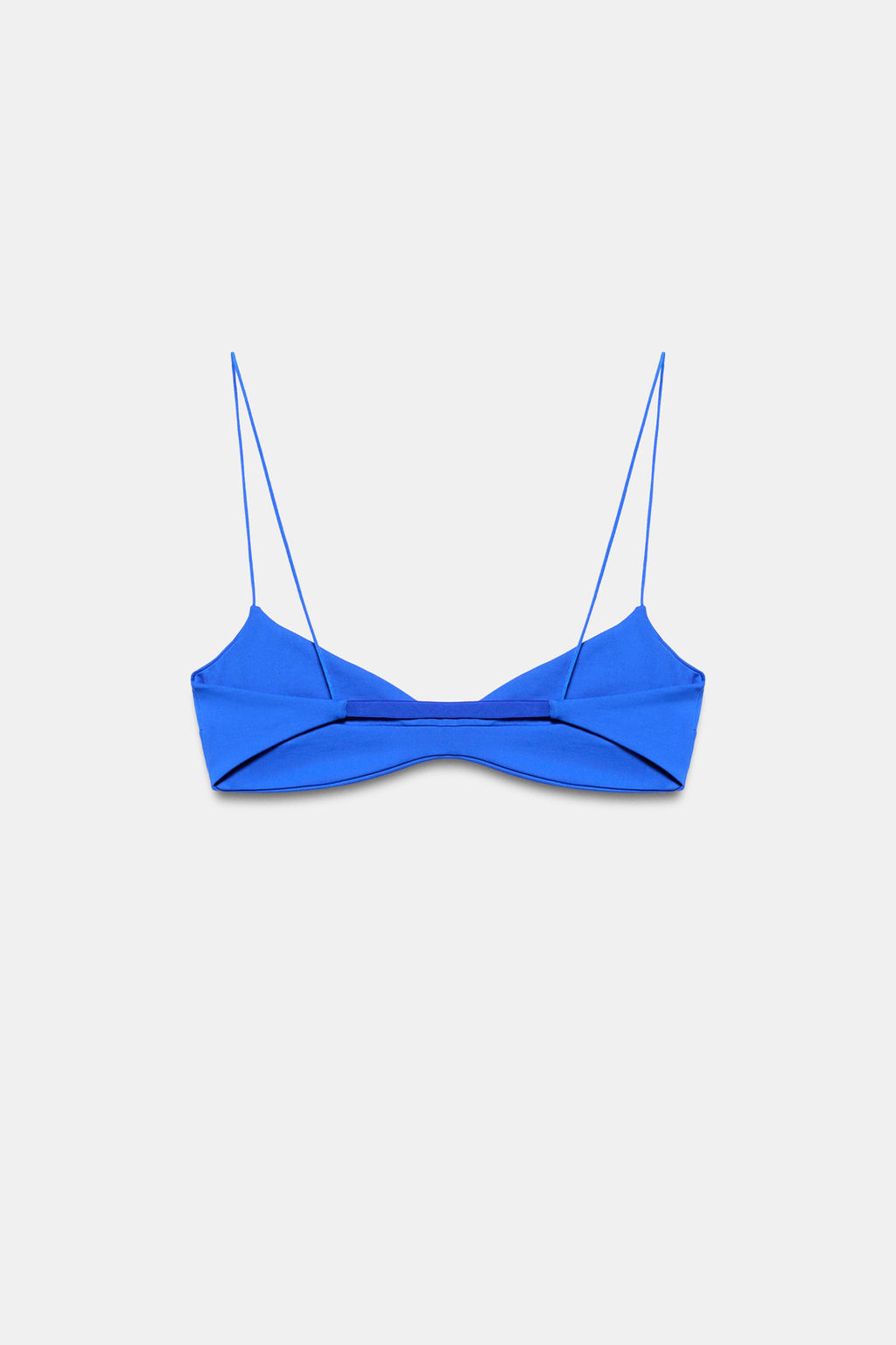 TOP BIKINI COSTURAS MARCADAS / Azul?n - Zara фото 5