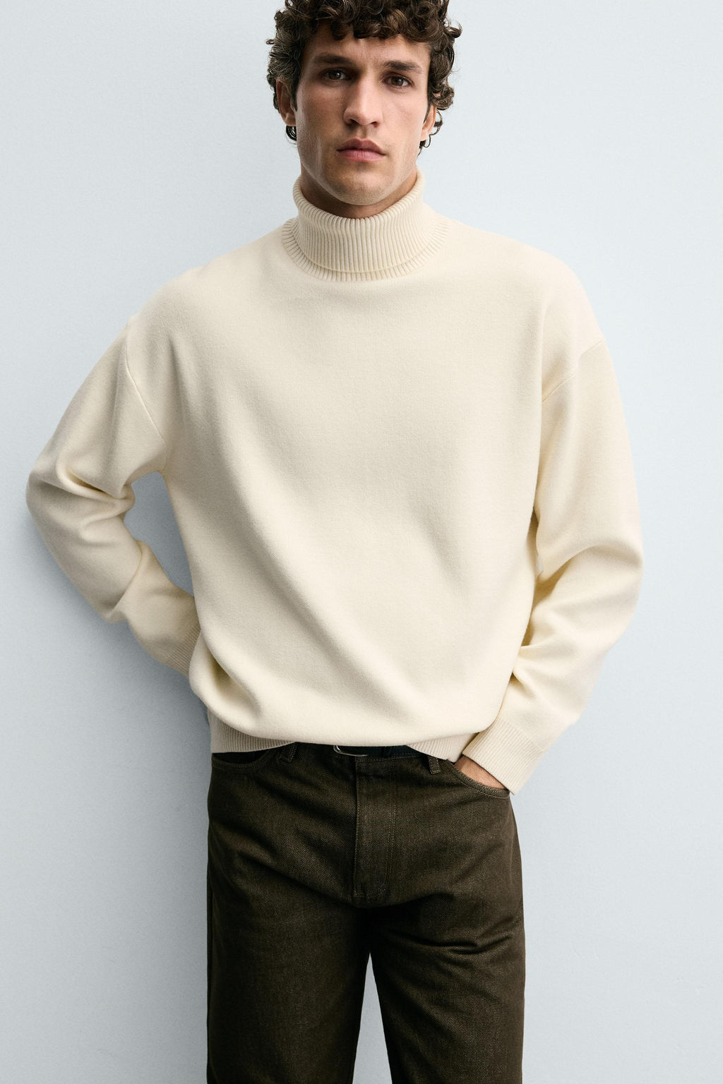 SOFT HIGH NECK SWEATER - Zara фото 5