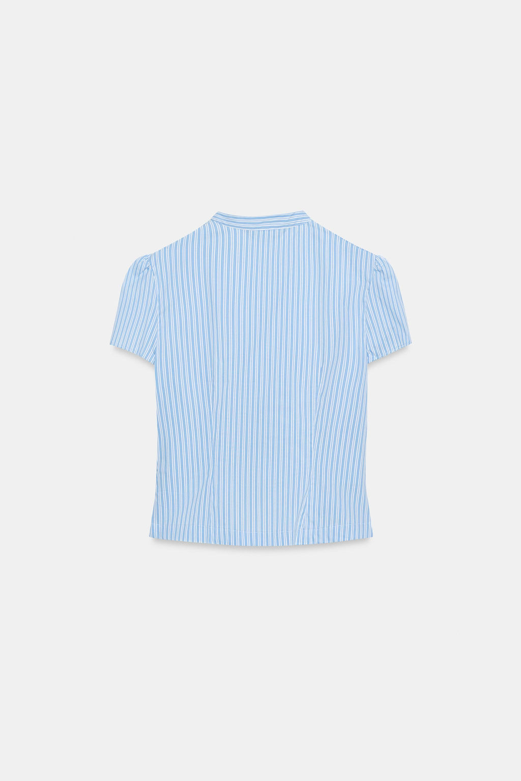 TOP RAYAS BOTONES / Azul / Blanco - Zara фото 5