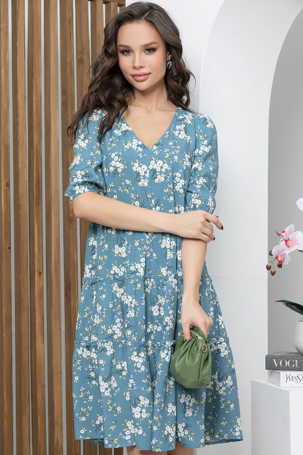 Платье Юна (джинс) П5665 - Lt collection фото 7