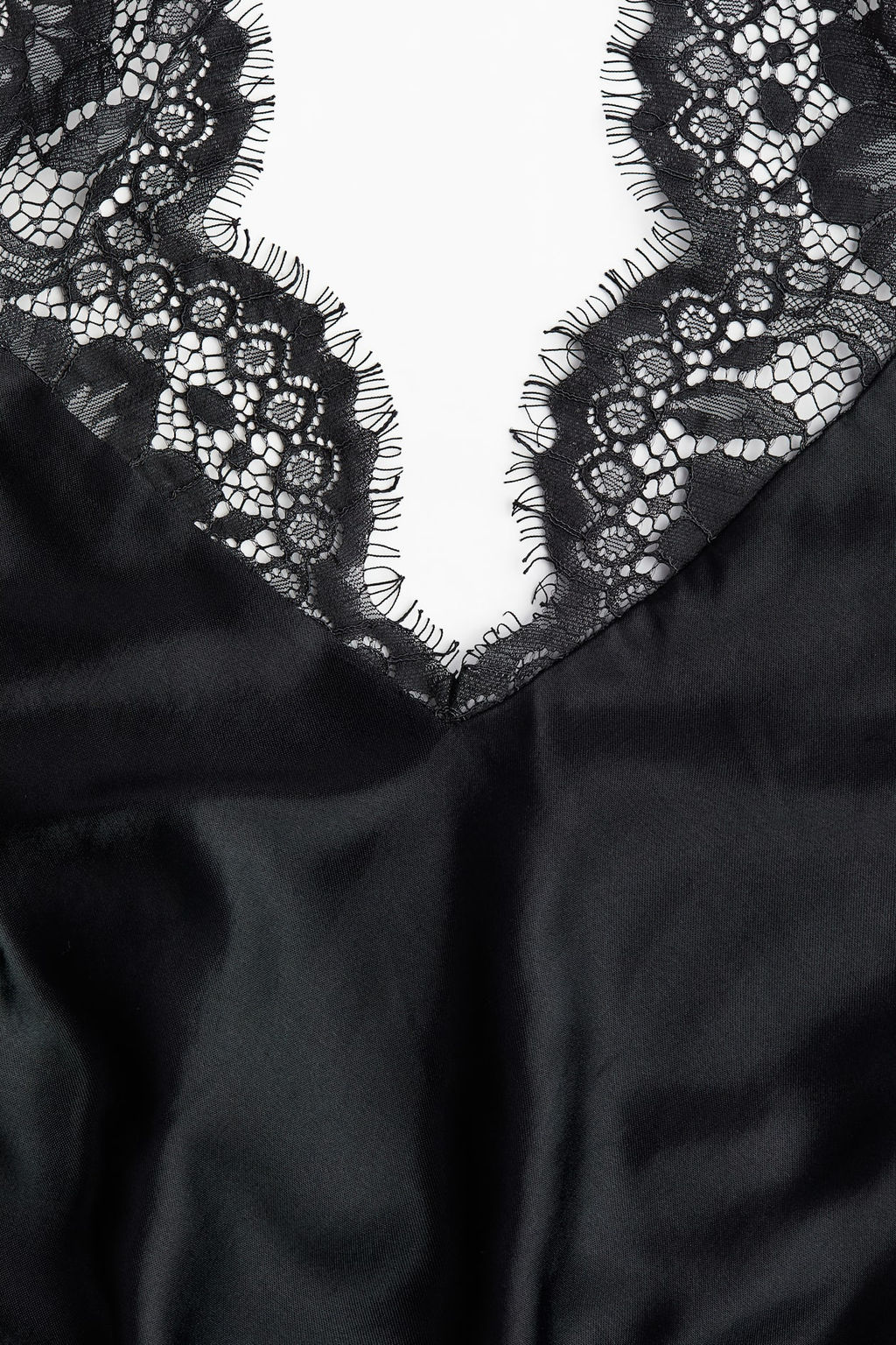 Top halter con ribete de encaje - H&m фото 5