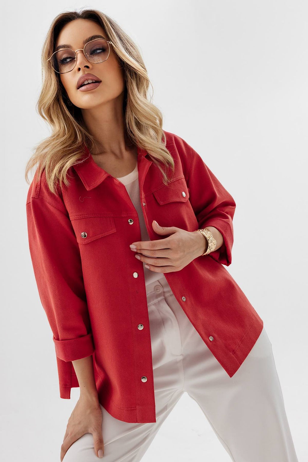 Жакет женский 4281/20/Коралловый - Rise фото 3