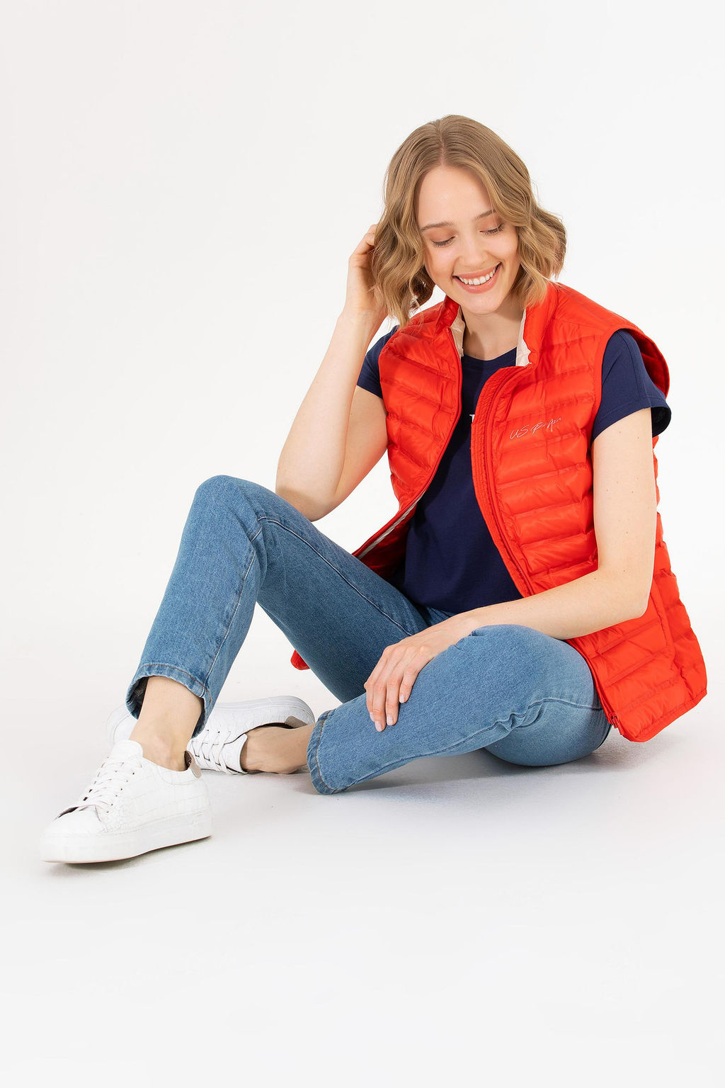 Kad_n K_rm_z_ Yelek - U.s. polo assn фото 2