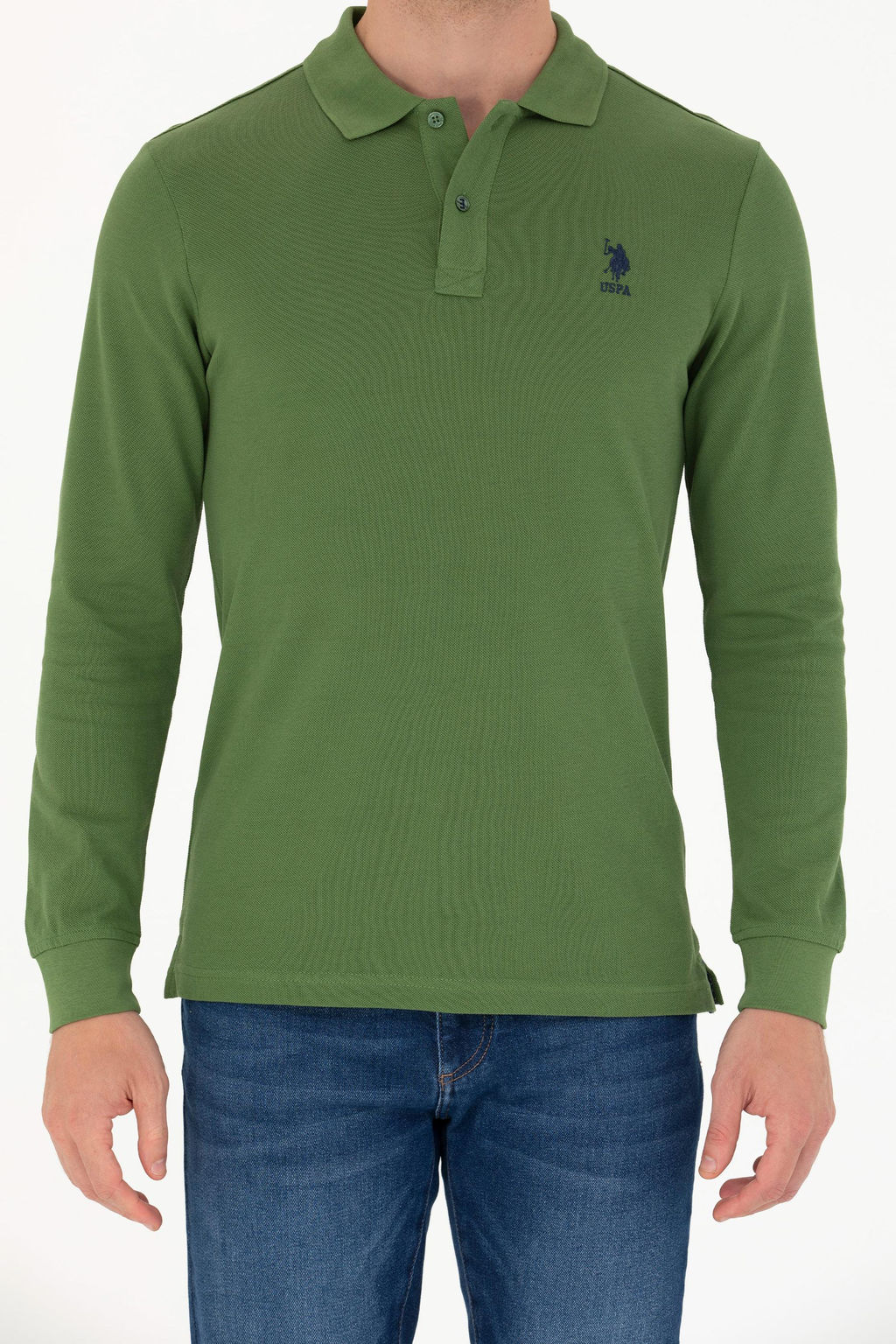 Мужской зеленый базовый свитшот Неожиданная скидка в корзине - U.s. polo assn фото 13