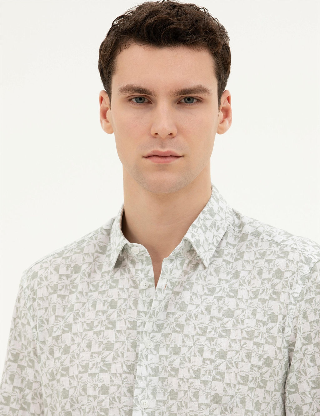 Ye_il Regular Fit Uzun Kollu G_mlek - Pierre cardin фото 2