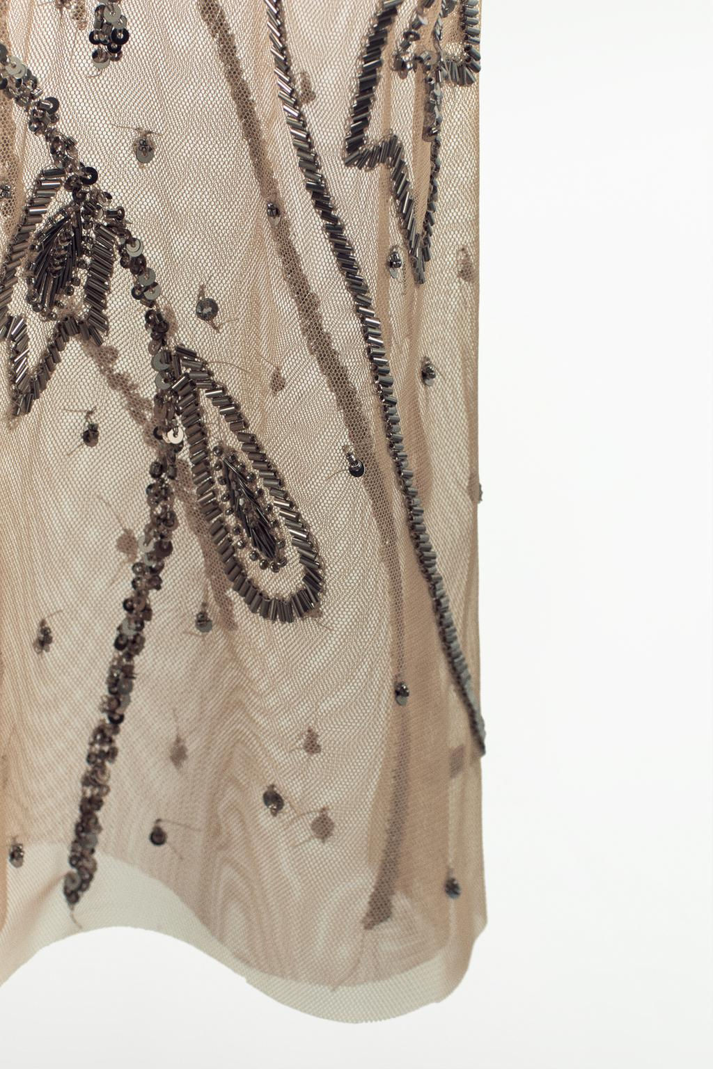 BEADED TULLE DRESS - Zara фото 8