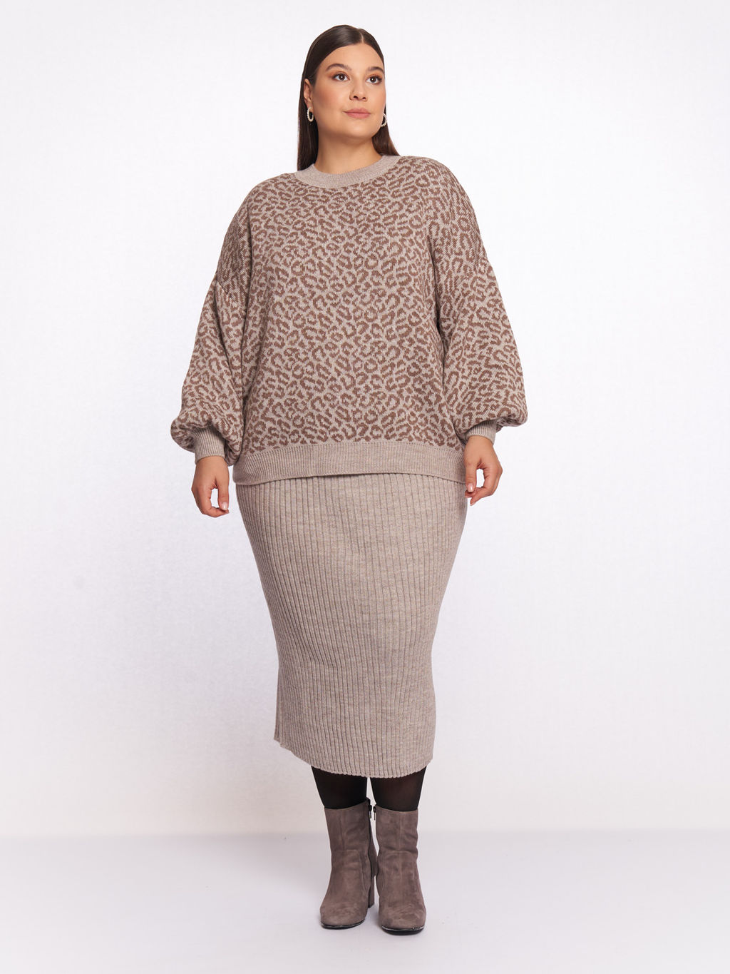 Юбка вязаная UB38266BRW19