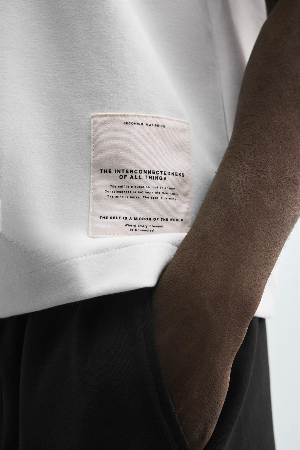 INTERLOCK LABEL SWEATSHIRT - Zara фото 6
